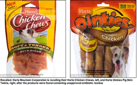what dog treats from china are recalled